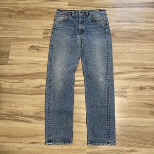 Vintage 90s distressed Levis 505 34 32